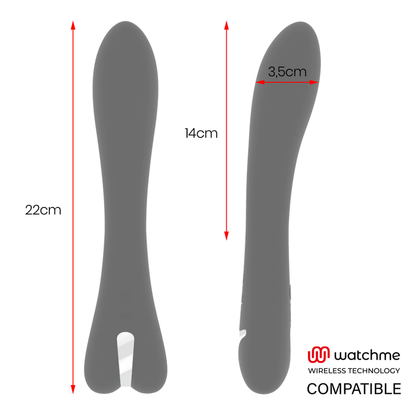 BRILLY GLAM - RYAN VIBRATOR WATCHME COMPATIBILE CON TECNOLOGIA WIRELESS - BRILLY GLAM | Lingerie Harness Boutique