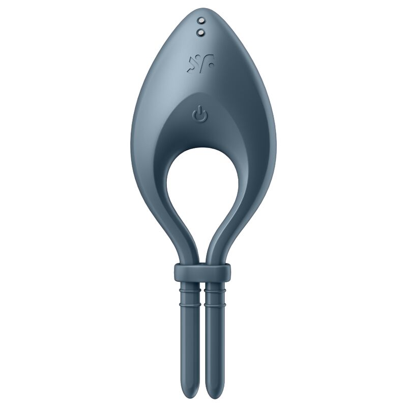 SATISFYER - APP VIBRATORE BULLSEYE RING GRIGIO - SATISFYER RING | Lingerie Harness Boutique