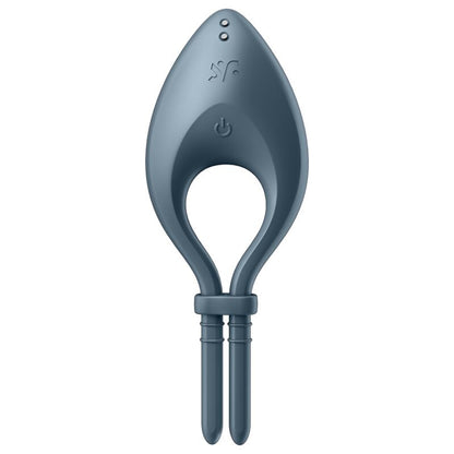 SATISFYER - APP VIBRATORE BULLSEYE RING GRIGIO - SATISFYER RING | Lingerie Harness Boutique