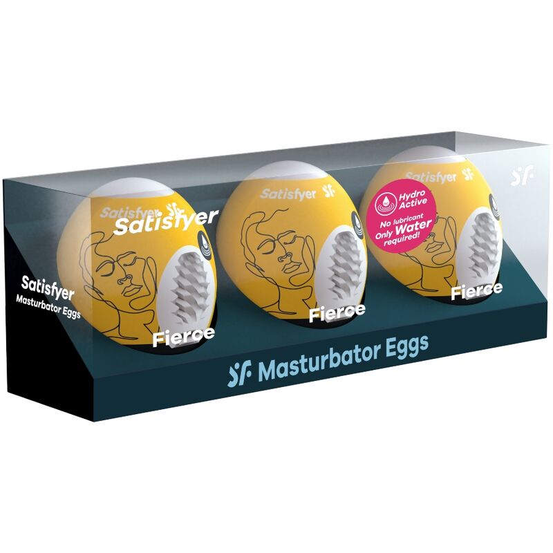 SATISFYER - 3 UOVA MASTURBATORI FIERCE - SATISFYER EGGS | Lingerie Harness Boutique