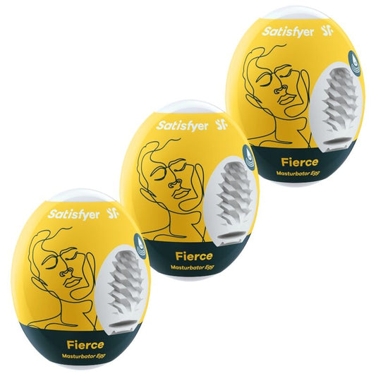 SATISFYER - 3 UOVA MASTURBATORI FIERCE - SATISFYER EGGS | Lingerie Harness Boutique