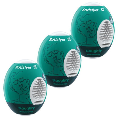 SATISFYER - 3 UOVA MASTURBATORI NAUGHTY - SATISFYER EGGS | Lingerie Harness Boutique