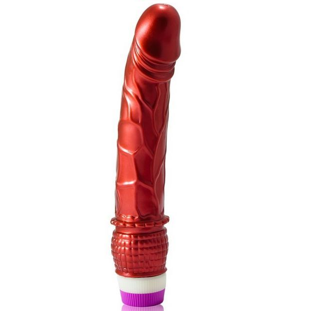 BAILE - VIBRATORE REALISTICO ROSSO 23 CM - BAILE VIBRATORS | Lingerie Harness Boutique