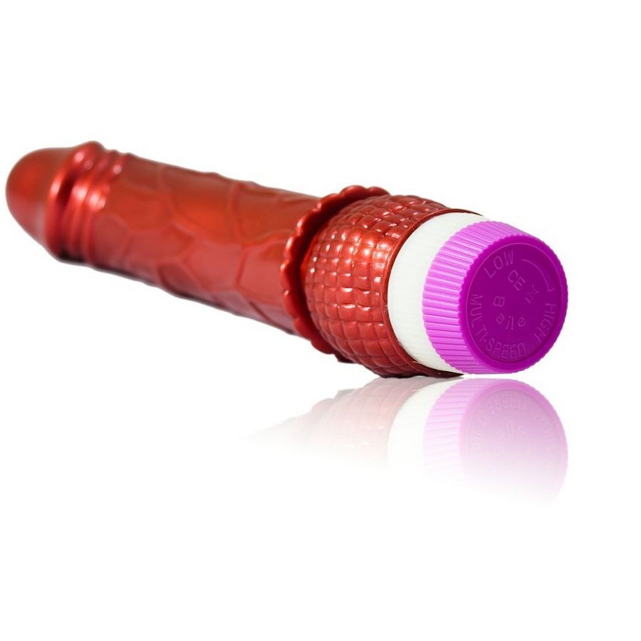 BAILE - VIBRATORE REALISTICO ROSSO 23 CM - BAILE VIBRATORS | Lingerie Harness Boutique