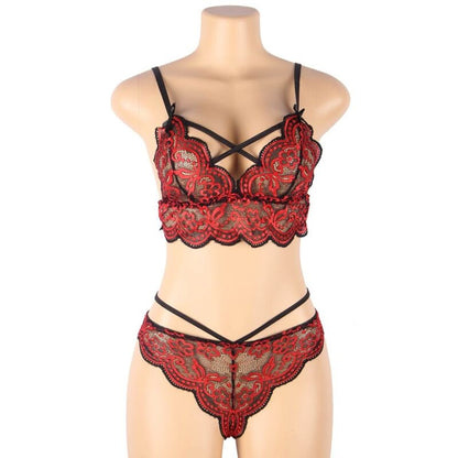 SUBBLIME - SET DUE PEZZI TOP IN PIZZO E MUTANDINE L/XL - SUBBLIME SETS | Lingerie Harness Boutique