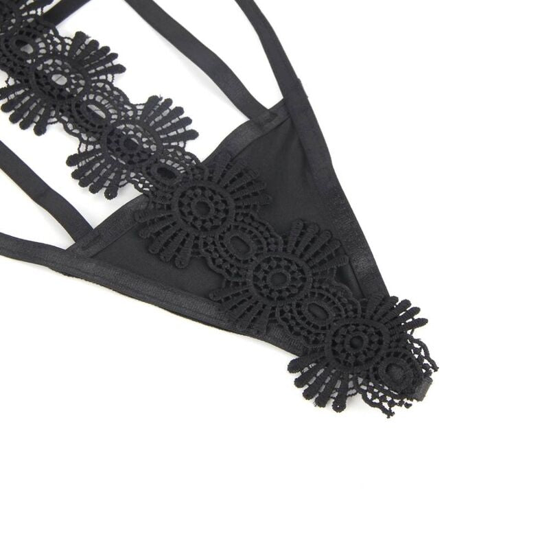 SUBBLIME - TEDDY STRAPPY IN PIZZO L/XL - SUBBLIME BODIES | Lingerie Harness Boutique