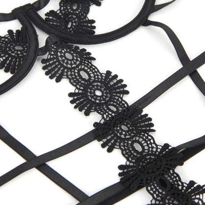 SUBBLIME - TEDDY STRAPPY IN PIZZO L/XL - SUBBLIME BODIES | Lingerie Harness Boutique