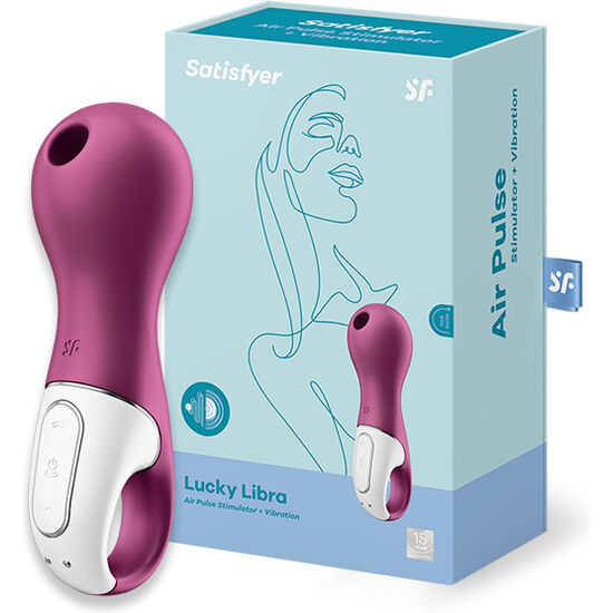 SATISFYER - STIMOLATORE E VIBRATORE LUCKY LIBRA - SATISFYER AIR PULSE | Lingerie Harness Boutique