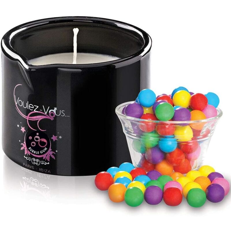 VOULEZ-VOUS - BUBBLEGUM MASSAGE CANDLE 180ML