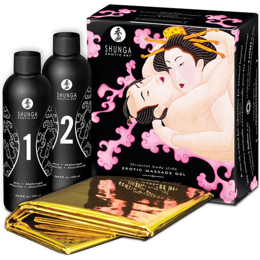 SHUNGA - EROTIC BODY TO BODY MASSAGE GEL STRAWBERRIES AND CAVA 