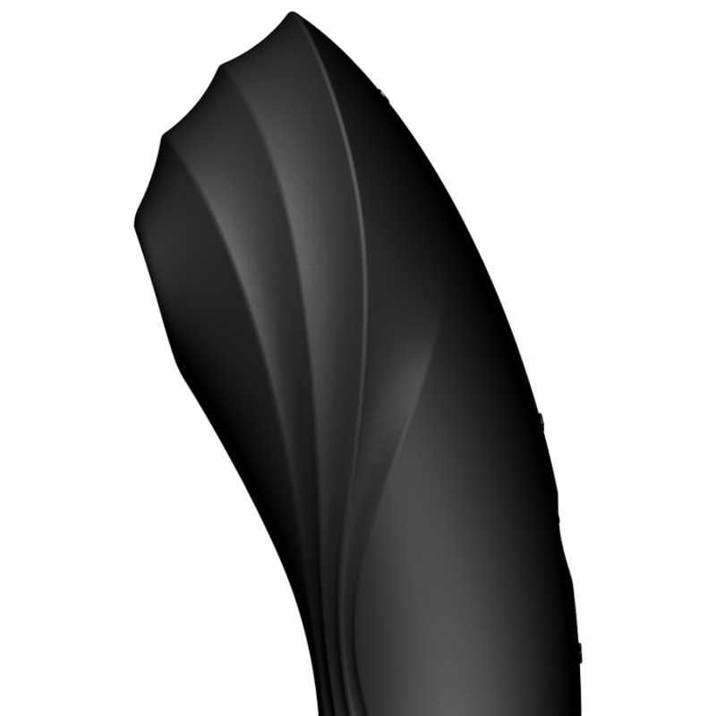 SATISFYER - VIBRATORE CURVY TRINITY 4 AIR PULSE NERO - SATISFYER AIR PULSE | Lingerie Harness Boutique