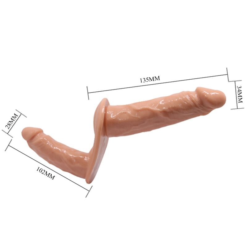 BAILE - BALLO ULTRA APPASSIONATA DOPPI DILDOS CON IMBRACATURA - BAILE HARNESS COLLECTION | Lingerie Harness Boutique