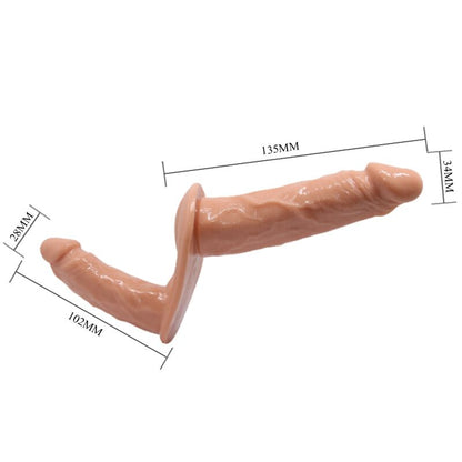 BAILE - BALLO ULTRA APPASSIONATA DOPPI DILDOS CON IMBRACATURA - BAILE HARNESS COLLECTION | Lingerie Harness Boutique
