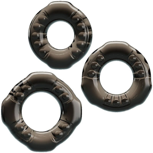 BAILE - COCK RINGS YVONNE SET OF 3 COCK RINGS