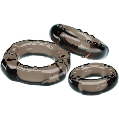 BAILE - ANELLI PER IL CAZZO YVONNE SET 3 ANELLI PER IL PENE - BAILE | Lingerie Harness Boutique