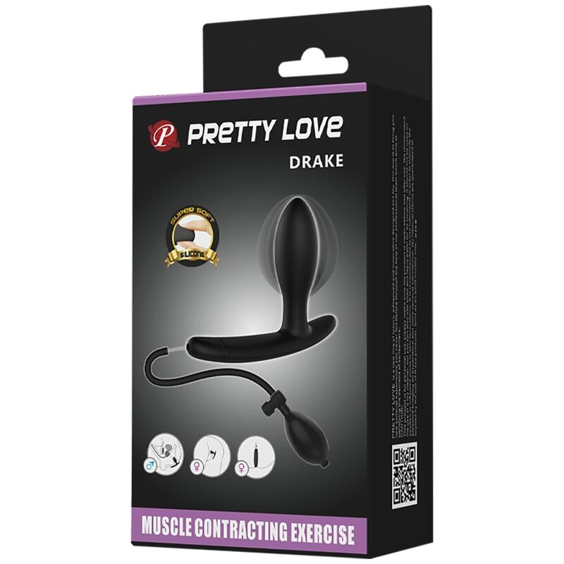 PRETTY LOVE - PLUG ANALE GONFIABILE DRAKE