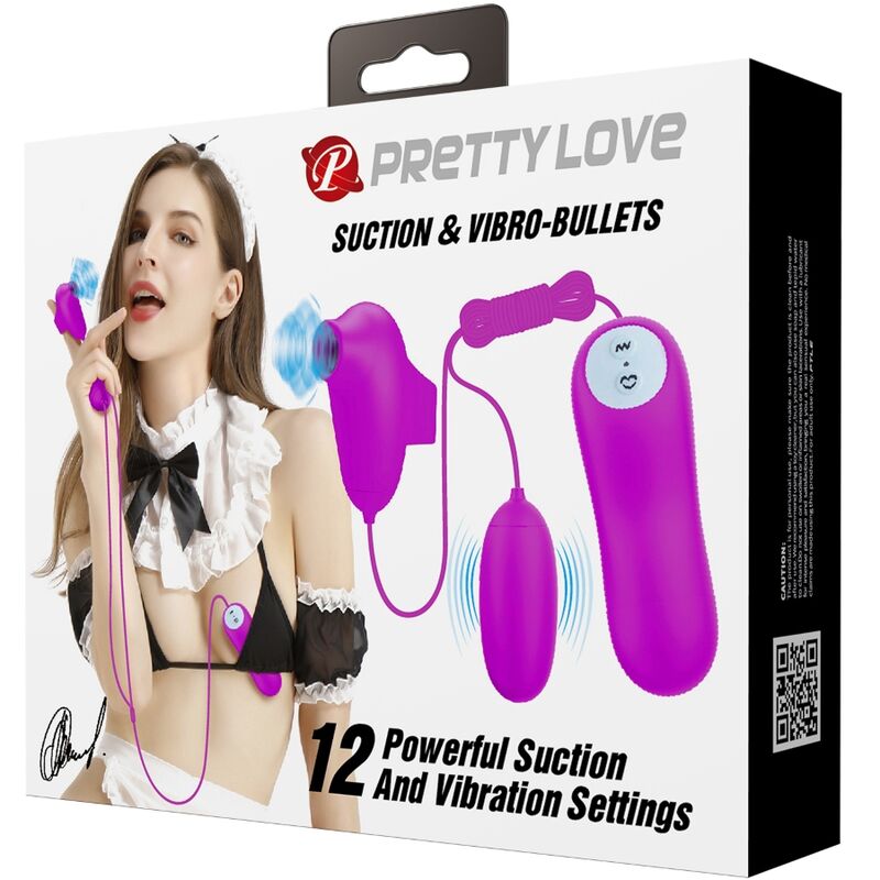 PRETTY LOVE - VIBRATING AND SUCKING BULLET