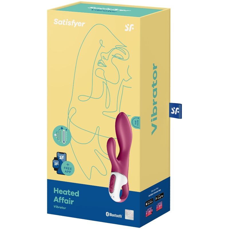 SATISFYER - VIBRATORE GSPOT HEATED AFFAIR - SATISFYER VIBRATOR | Lingerie Harness Boutique