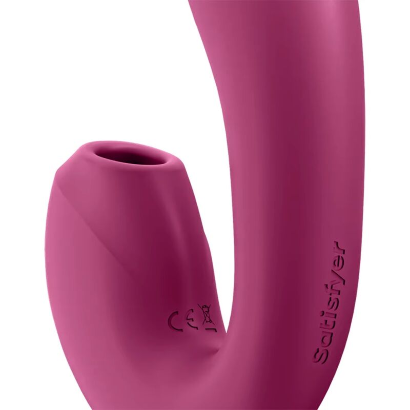 SATISFYER - APP STIMOLATORE E VIBRATORE SUNRAY ROSSO - SATISFYER CONNECT | Lingerie Harness Boutique