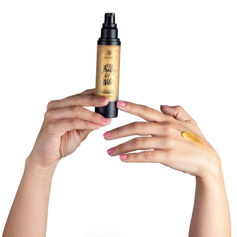 SECRETPLAY - PRETTY MA WILD GLOW OLIO PER IL CORPO 50 ML - SECRETPLAY COSMETIC | Lingerie Harness Boutique
