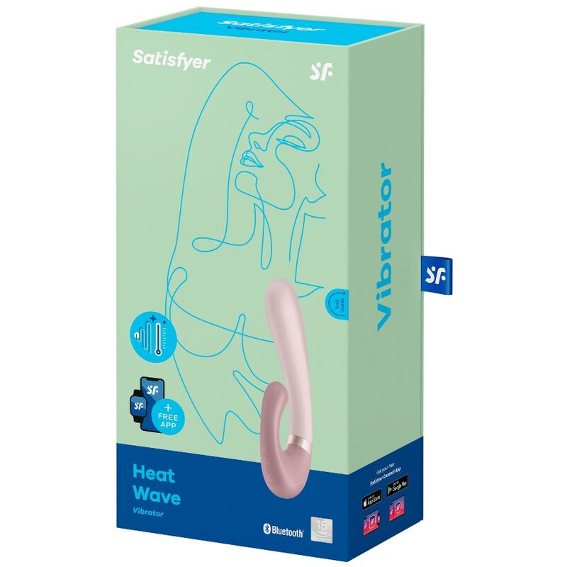 SATISFYER - PINK HEAT WAVE VIBRATOR APP