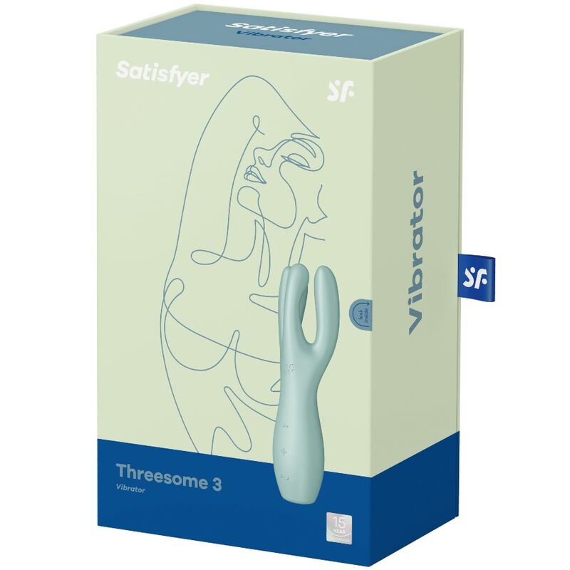 SATISFYER - VIBRATORE THREESOME 3 ROSA