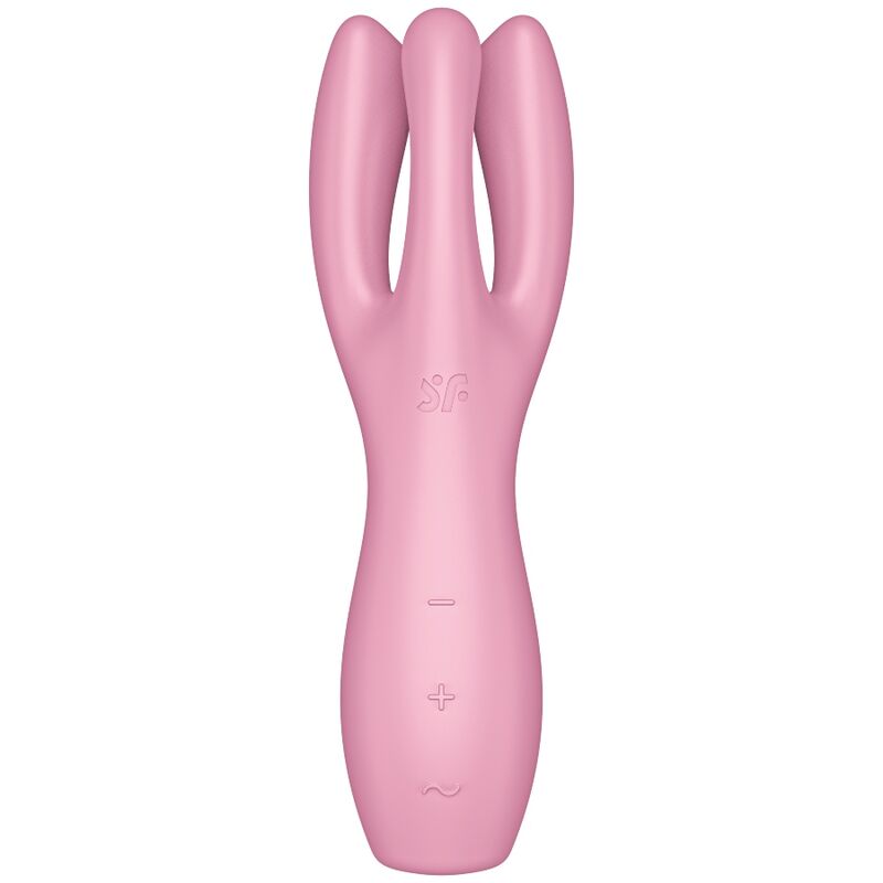 SATISFYER - VIBRATORE THREESOME 3 ROSA