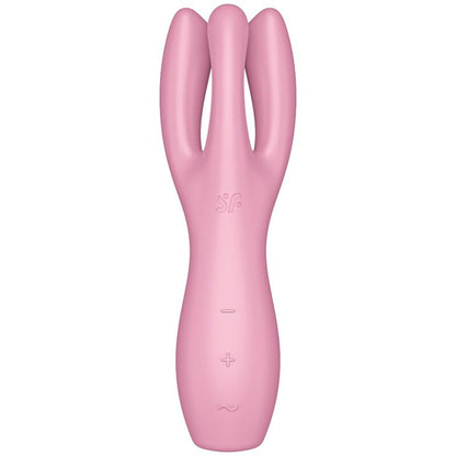 SATISFYER - VIBRATORE THREESOME 3 ROSA