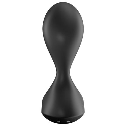 SATISFYER - APP TAPPO VIBRANTE SWEET SEAL NERO - SATISFYER CONNECT | Lingerie Harness Boutique