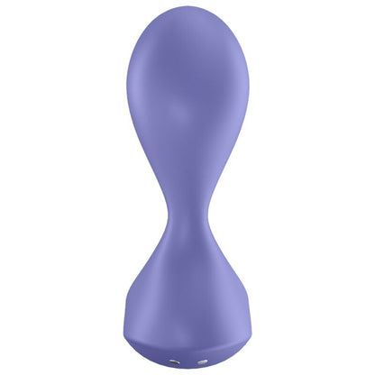 SATISFYER - SWEET SEAL TAPPO VIBRANTE APP VIOLA - SATISFYER CONNECT | Lingerie Harness Boutique