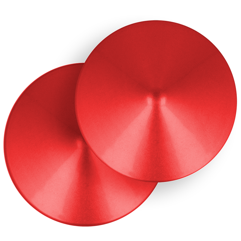 OHMAMA FETISH COPERTURE PER CAPEZZOLO ROSSO A CERCHIO - OHMAMA FETISH | Lingerie Harness Boutique