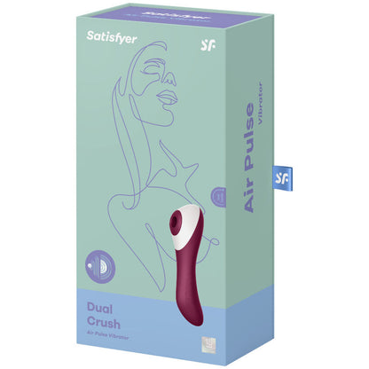 SATISFYER - VIBRATORE DUAL CRUSH AIR PULSE - SATISFYER AIR PULSE | Lingerie Harness Boutique