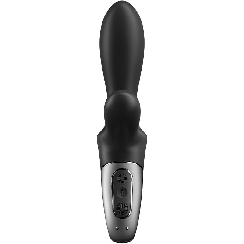 SATISFYER - HEAT CLIMAX+ APP VIBRATORE ANALE NERO - SATISFYER CONNECT | Lingerie Harness Boutique