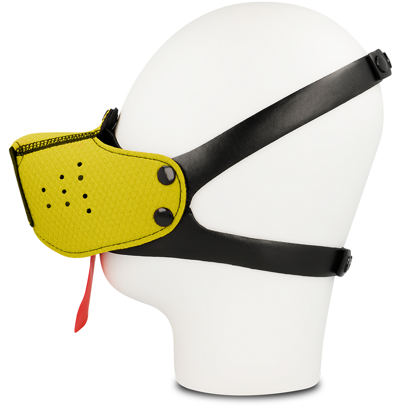 MUSO DI CANE OHMAMA FETISH - GIALLO - OHMAMA FETISH | Lingerie Harness Boutique