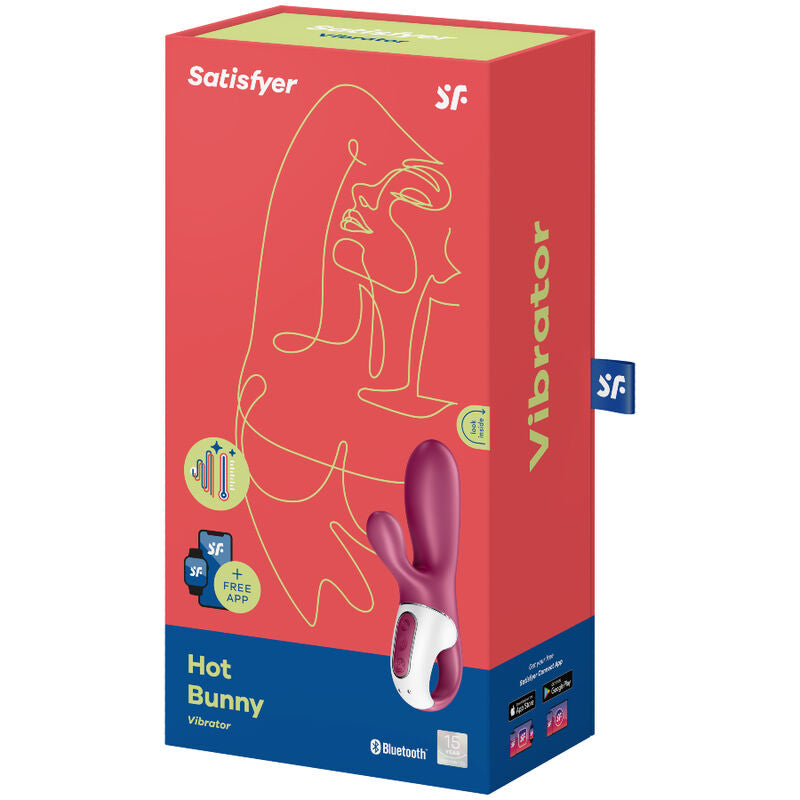 SATISFYER - VIBRATORE HOT BUNNY GSPOT - SATISFYER CONNECT | Lingerie Harness Boutique