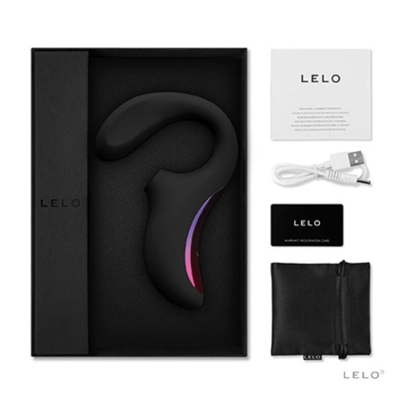 LELO - ENIGMA CRUISE MASSAGGIATORE SONICO A DOPPIA STIMOLAZIONE NERO - LELO | Lingerie Harness Boutique