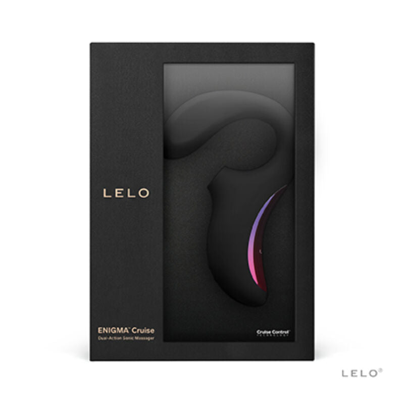 LELO - ENIGMA CRUISE MASSAGGIATORE SONICO A DOPPIA STIMOLAZIONE NERO - LELO | Lingerie Harness Boutique