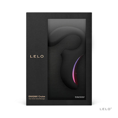 LELO - ENIGMA CRUISE MASSAGGIATORE SONICO A DOPPIA STIMOLAZIONE NERO - LELO | Lingerie Harness Boutique