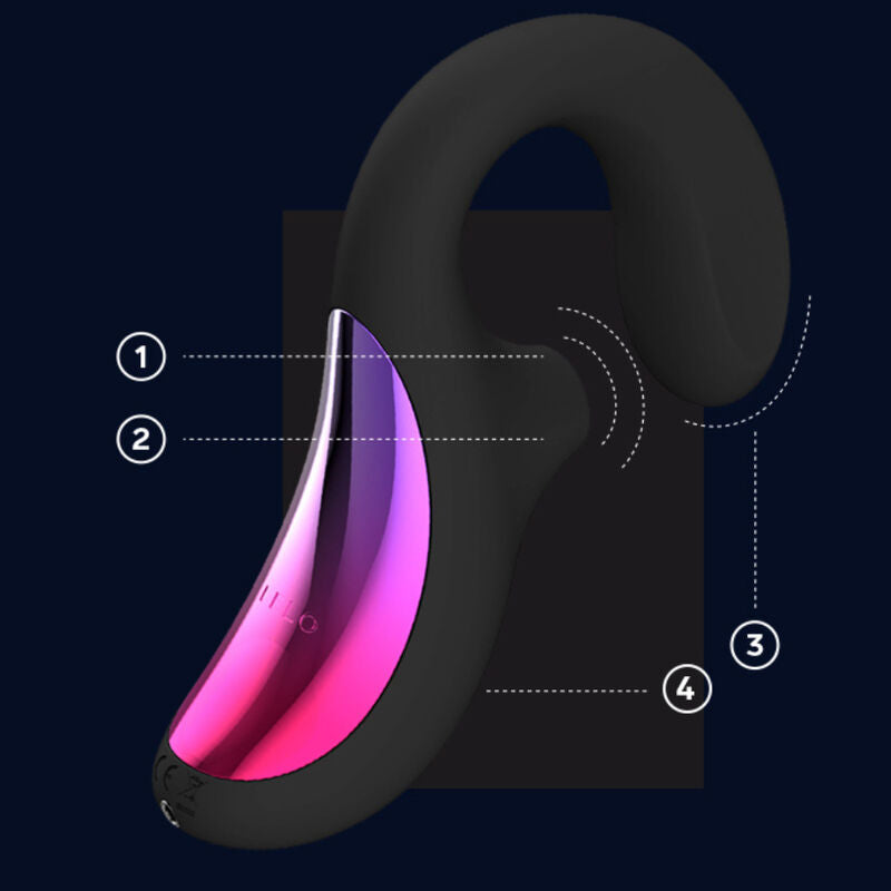 LELO - ENIGMA CRUISE MASSAGGIATORE SONICO A DOPPIA STIMOLAZIONE NERO - LELO | Lingerie Harness Boutique