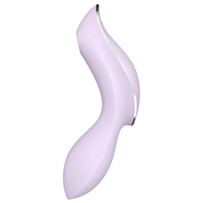 SATISFYER - VIBRATORE CURVY TRINITY 2 AIR PULSE VIOLA - SATISFYER AIR PULSE | Lingerie Harness Boutique