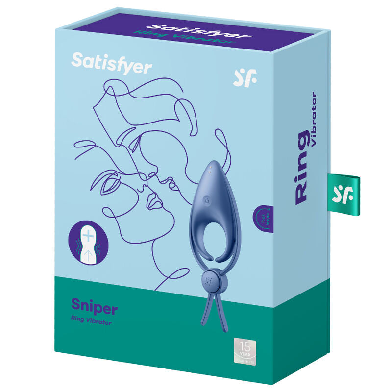 SATISFYER - BLUE SNIPER RING VIBRATOR