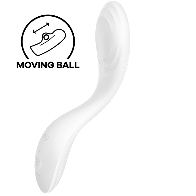 SATISFYER - RRROLLING PLEASURE GSPOT GREEN VIBRATOR