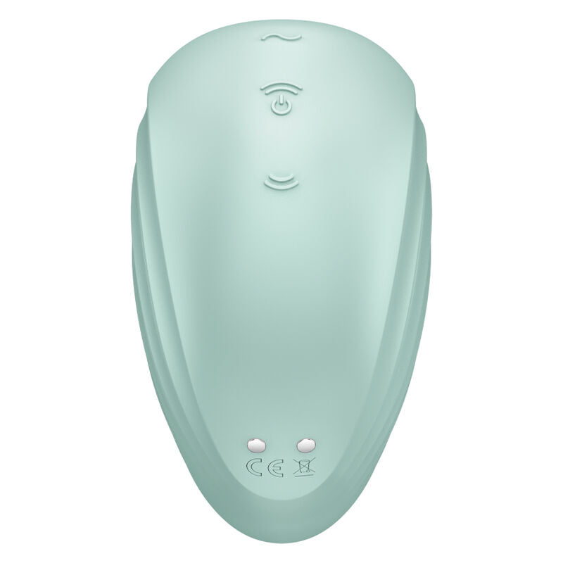 SATISFYER - PEARL DIVER STIMULATOR UND VIBRATOR GRÜN - SATISFYER AIR PULSE | Lingerie Harness Boutique