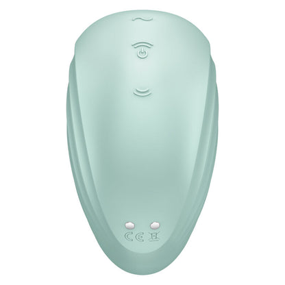 SATISFYER - PEARL DIVER STIMULATOR UND VIBRATOR GRÜN - SATISFYER AIR PULSE | Lingerie Harness Boutique