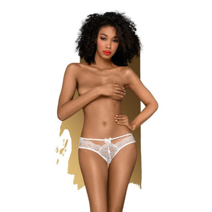 PENTHOUSE - ADORE ME PANTIES BIANCO L/XL - PENTHOUSE THONG | Lingerie Harness Boutique