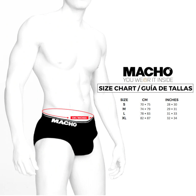 MACHO - MS24R SLIP ROSSO SCURO XL - MACHO UNDERWEAR | Lingerie Harness Boutique