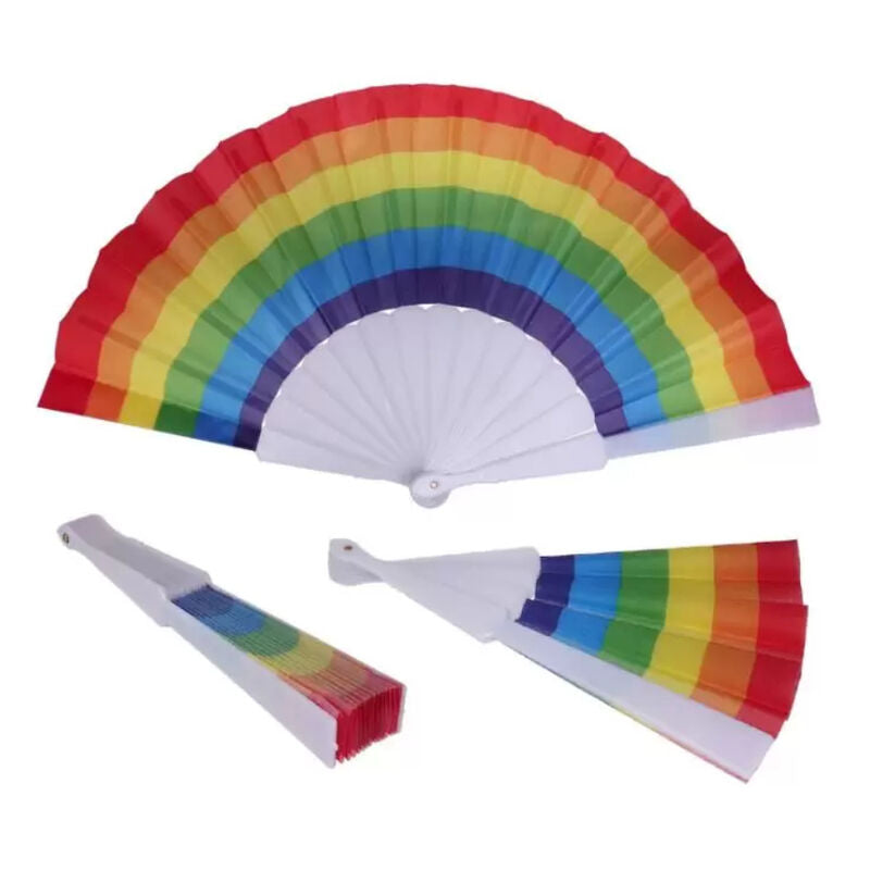 PRIDE - ABANICO TELA BANDERA LGBT - PRIDE | Lingerie Harness Boutique