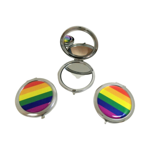 PRIDE - DOUBLE SIDED MIRROR WITH LGBT FLAG