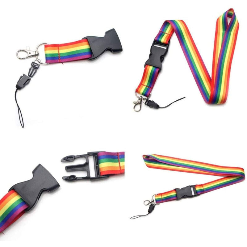 PRIDE - LANYARD WITH LGBT FLAG