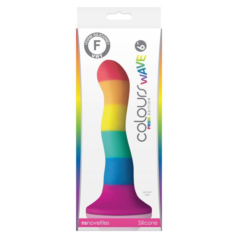 PRIDE - BANDIERA LGBT DILDO WAVE 17 CM - PRIDE | Lingerie Harness Boutique